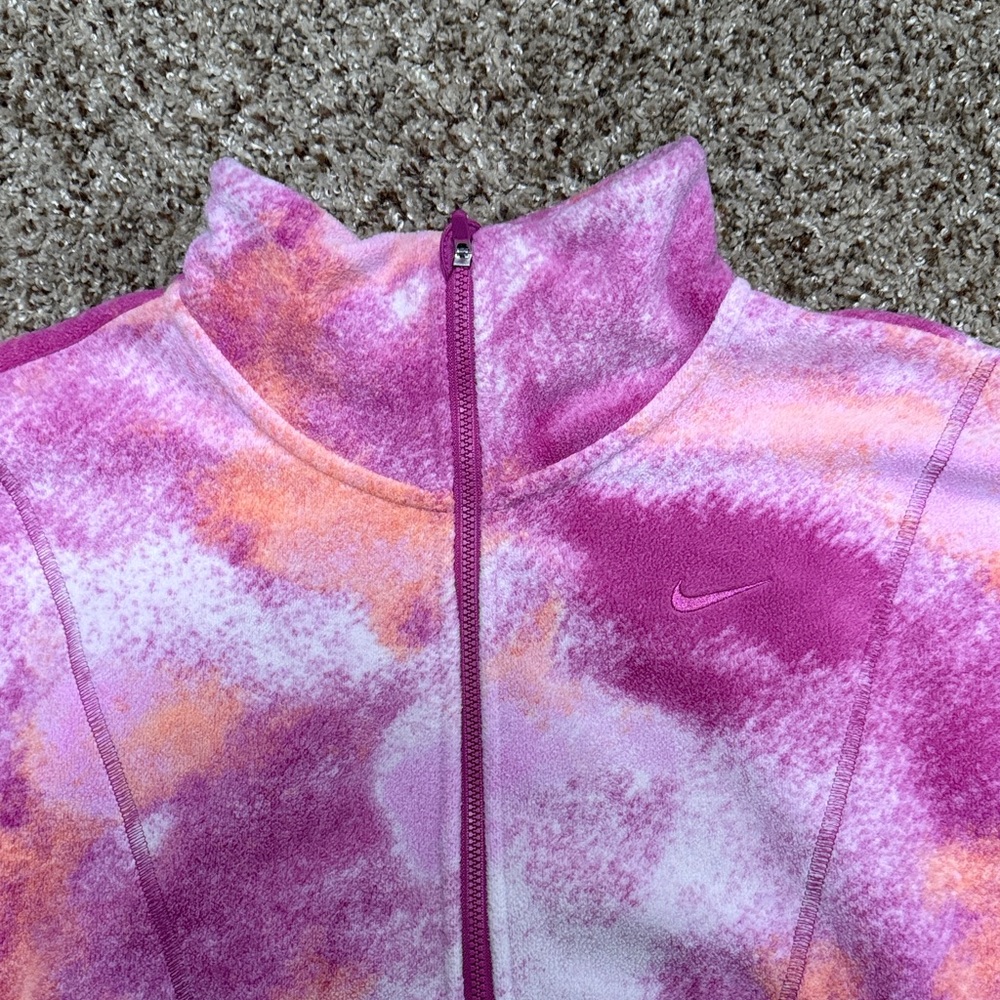 Nike 3/4 Zip Fleece Pullover Sweatshirt Top M